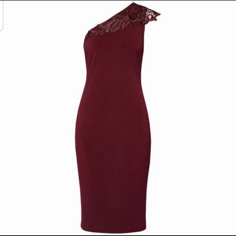 Ted Baker Jalis One Shoulder Dress - Picture 4 of 8